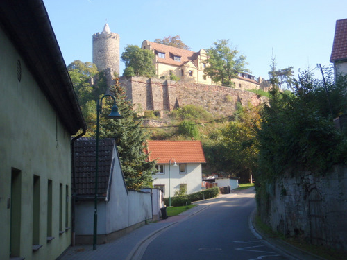 Village of Schöneburg and Schloss Schöneburg.